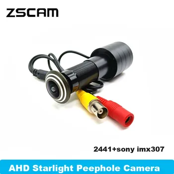 2MP Ochi Ușa CCTV AHD Vizor IMX307 Star Light 0.0001 Lux Camera Cu H. 265 P2P 1080P AHD/TVI/CVI Mini Wifi DVR Culoare Cam Kituri