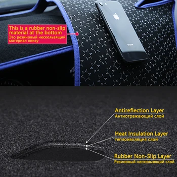 Tabloul de bord Capacul de Protecție Pad pentru Honda CR-V RM1 RM3 RM4 2012 2013 2016 CRV Accesorii de Bord Parasolar Covor