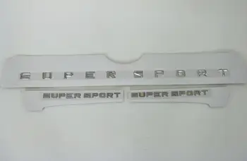 Noi ABS Cromat Supersport Scrisoare din Spate Emblema Partea de Mărci Pentru Lexus LX570 Land Cruiser Accesorii 2013 2016 2017 2018