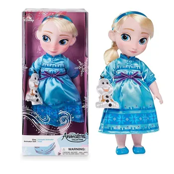 Jucării Disney Frozen 2 3 Elsa și Anna Papusa Printesa Jucarii cu Accesorii Olfa Seturi Fata Colecția Păpuși de Cadouri pentru Copii cu Cutie