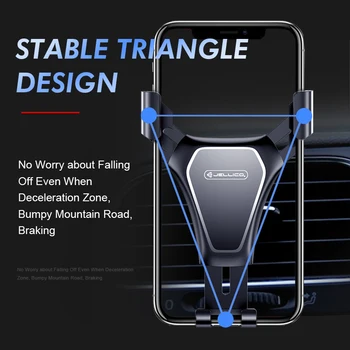 Jellico Masina Suport de Telefon Gravitatea Mașină de Aerisire de Montare În Mașină Nu Magnetic cu Suport de Telefon Mobil Mobil Stand Suport Pentru iPhone Xiaomi