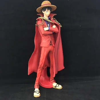 25cm Anime One Piece mantie Roșie luffy Figura 20-a aniversare Japonia benzi Desenate Monkey D Luffy Acțiune Figura Colecta jucarii copii Model