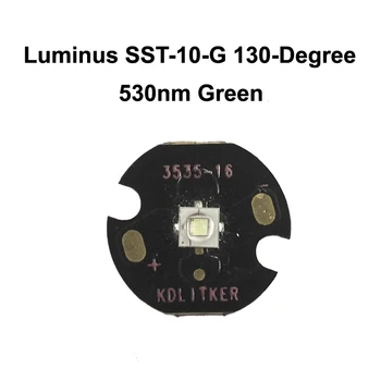 Luminus SST-10-130 G-Gradul 530nm Verde LED Emitator cu KDLITKER DTP Cupru MCPCB - 1 buc