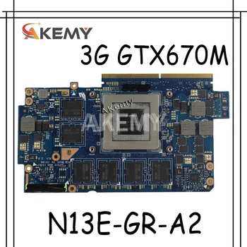 Akemy placa Video Pentru Asus G75V G75VX GTX670M 3GB memorie Mai mare de configurare N13E-GR-A2 card Grafic Testat Transport Gratuit