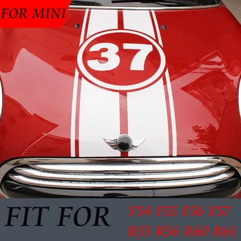 Masina Capota Motor, Portbagaj Spate 37 Numărul Decalcomanii Autocolante Pentru Mini Cooper One d Clubman F54 F55 F56 F60 R56 R60 R61 Accesorii Auto