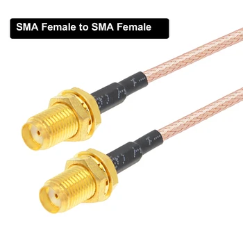 2 buc SMA de sex Feminin pentru a RP SMA Female Router WiFi Antena Cablu de Extensie RG316 Cablu Coaxial RF Personalizate Coaxial Coadă Cablu
