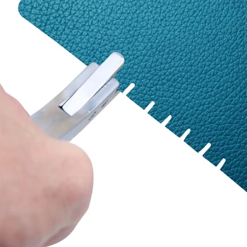 NICEYARD 1 BUC Înaltă Calitate Pumn Marker Unelte de Mână de Forfecare de Verificare Clești de Oțel de Cusut Clesti Model Notchers