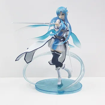 SAO Sabie de Arta On - line- Secvență de Luptă Yuuki Asuna Spiritul de Apă Titania Erika 1/7 Decor din PVC figurina Jucarie