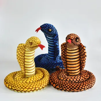 1buc Simulare Cobra și Șarpe Python Jucării de Pluș, Păpuși Moale Animale de Pluș Jucărie pentru copii pentru Copii de Ziua de nastere Amuzant Cadou de Crăciun