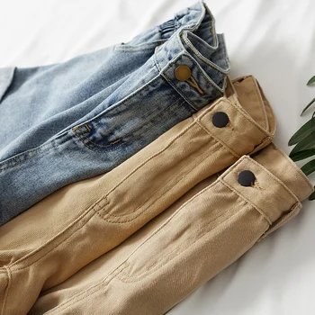 Vara Moda Vintage Denim pantaloni Scurți Femei coreene Casual Sertizare Liber gaură Doamna pantaloni Scurți de Blugi purtat Pantaloni Femei