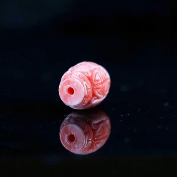 Noul roz imitație artificială coral 8*13mm 14*20 mm coloană cilindrică a tamburului sculptură bine margele vrac accesorii 5pcs B919