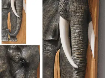 Decor de perete Animale 3D Pictura Vultur, Elefant, Cerb Taur Murală Rășină de Perete Agățat Ornamente Accesorii pentru Casa Noua Casa Cadou