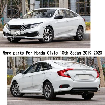 Caroserie Interior Mijlocul frâna de mână Tura Stand Paddle Cupa Comuta Cadru Autocolant Trim 2 buc Pentru Honda Civic al 10-lea Sedan 2019 2020 2021