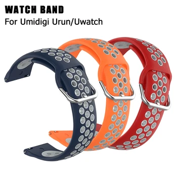 Repalcement Trupa Încheietura mâinii Pentru Umidigi Urun Curea de Ceas Pentru Uwatch 3S Bratara de Silicon Sport Watchband Respirabil de Înaltă Calitate