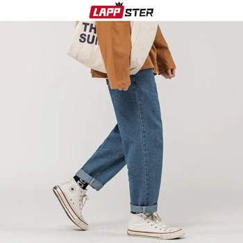 LAPPSTER Bărbați coreea Moda Blugi 2020 Harem Pants Mens Japoneză Streetwear Denim Largi Largi Picior Pantaloni Largi Plus Dimensiune 5XL