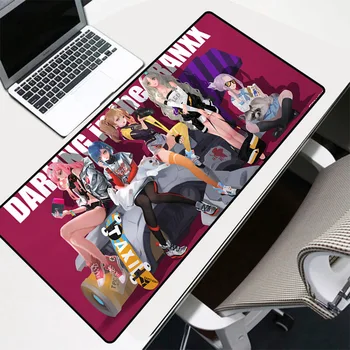 Draga mea, În Franxx Anime Fete Mari RGB Mouse Pad Mousepad Non-alunecare de Cauciuc Natural cu Blocare Marginea Gaming Mouse Mat