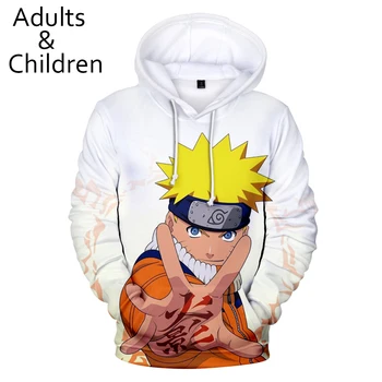 Noua moda 3D de desene animate Naruto bărbați și femei, hanorace casual pop copiii de primăvară și de toamnă pop pulover copii Harajuku hoody