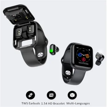 Hifi Aur Cască Bluetooth Tws Căști Căști Adevărat Wireless Ceas Inteligent Smartwatch-Bratara Band Bratari Monitor De Fitness