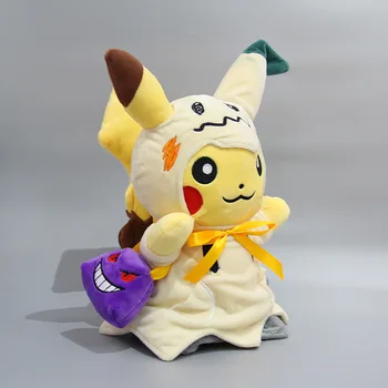 Pokemon Jucărie de Pluș Pikachu Pentru că Mimikyu Gengar Geantă de mână de 30cm Papusa Jucării Super Drăguț Cadou de Crăciun pentru Prieteni și Copii