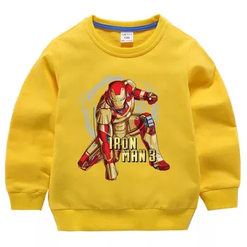Desene Animate Disney Avengers Marvel Super-Erou Iron Man Hanorace Baieti Tricou Copii, Treninguri Copii Copilul Hoodie Pulover De Sus