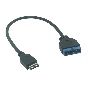 Tip C Cablu USB 3.1 Tip-E Panoul Frontal Soclu USB 3.0 19 Pini la 20Pin Antet Cablu de Extensie pentru Placa de baza PC Conector Montant