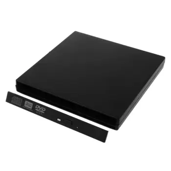 12,7 MM USB 2.0 Extern DVD/CD-ROM Caz pentru Notebook Laptop, Desktop PC Disk SATA la SATA DVD Extern Cabina