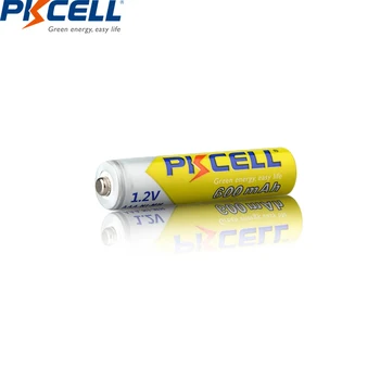 12Pcs PKCELL Baterie AAA 1.2 V Ni-MH 3A aaa Baterii Reîncărcabile AAA NIMH 600mAh baterie Cu Cicluri de 1000 de ori Capacitatea Reală
