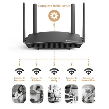 TOTOLINK A720R Router Wireless 2.4 G&5G Dual Band Repetor Wifi 802.11 ac Router-ul de Suport IPTV,QOS,Controlul App