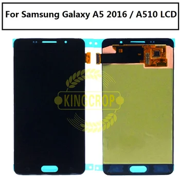 Super AMOLED Pentru SAMSUNG GALAXY A5 2016 A510 Display LCD Touch Screen Digitizer Înlocuirea Ansamblului De 5.2