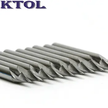Tip0.2-0.5 mm 3.175*36 Unghi 1 Flaut Endmill V Router Cam PCB Gravura CNC Cutter Carbide Unelte de Frezat pentru Metal de Oțel Aluminiu