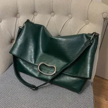Vintage Mare Tote sac 2020 Noi de Moda de Înaltă calitate din Piele PU pentru Femei Geantă de mână de Designer de Mare capacitate, Umăr Geanta Messenger