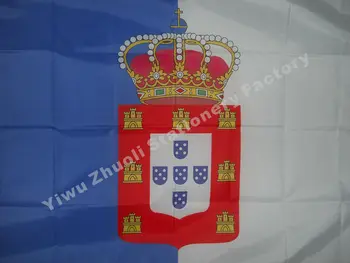 Portugalia 1830 Pavilion 150X90cm (3x5FT) 120g 100D Poliester Dublu Cusute de Înaltă Calitate Banner Ensign Transport Gratuit