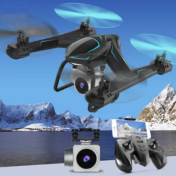 RC Drone Elicopter cu Camera HD 2.4 Ghz, 6 Axe Gyro 4 Canale de Control de la Distanță Quadcopter Kituri Ușor de Fly pentru Incepatori