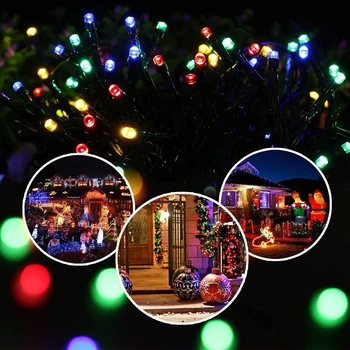 100M 20M 30M LED Lumini Șir Garland în aer liber rezistent la apa Zână de Iluminat, pentru pomul de Crăciun, Anul Nou, Petrecere, Nunta Decor
