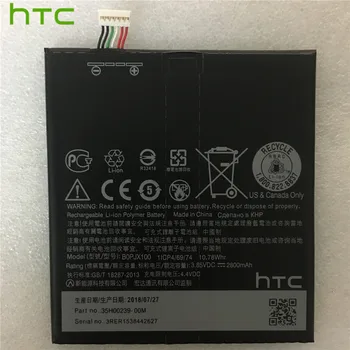 Original BOPJX100 baterie Pentru HTC One E9 Baterie E9w E9+ Plus E9PW Puternic Baterie 2800mAh Real de Înlocuire mobil