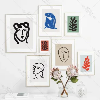 Rezumat Linie Figura Minimalist Panza Pictura lui Henri Matisse Printuri Fovismul Pictor Arta de Perete Imaginile pentru Camera de zi