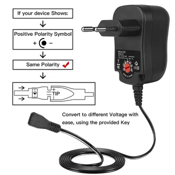 3-12V 12W Reglabil de Alimentare cu curent continuu USB Sfaturi Multifuncțional Încărcător Portabil Regulator de Tensiune Comutator Power Adapter