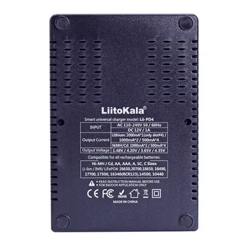 1buc Nou LiitoKala lii-PD4 LCD de 3.7 V 18650 21700 Încărcător de baterie+ 4buc Protecție NCR18650B cu PCB 3400mAh 3.7 V baterii