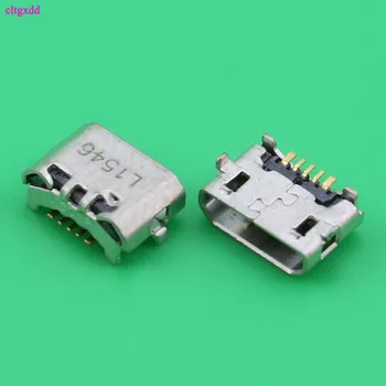 50pcs micro USB 5pin jack Inversă corn Bou Portul de Încărcare priza conector mini usb Pentru Huawei 4X Y6 4A P8 C8817 max Lite Pro