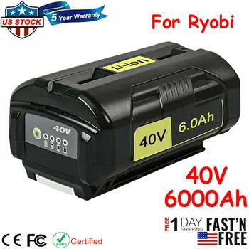 De mare Capacitate Pentru Ryobi OP40261 40V 40Volt 6.0 5.0 Ah Ah Acumulator Litiu-Ion OP4050A de Colectare Uneltele electrice fără Fir OP4040 OP4026