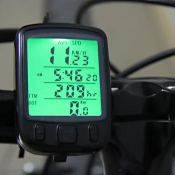 велокомпьютер Vitezometru Digital Kilometraj LCD rezistent la apa Biciclete Biciclete Calculatorul de Ciclism Viteză iluminare din spate și un display mare