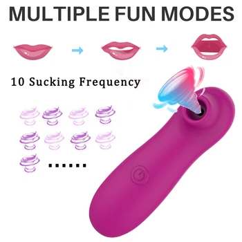Clit Sucker Vagin Supt Vibrator Stimulator Clitoris Laba Oral sex fara Biberon Jucarii Sexuale pentru Femei Adulte Masturbator Erotic Produtos