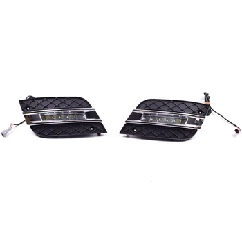 2 buc Auto 12V LED DRL lumini de Zi Lumina de Semnalizare Lampa de Ceață Pentru Mercedes-Benz W164 ML280 ML300 ML320 ML350 ML500 2010 2011