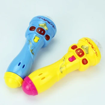 Fierbinte De Vânzare De Iluminat Jucarii Copii Copii Microfon Wireless Model Cadou Luminos Jucării Înstelat Lanterna Jucării Intermitent Stick