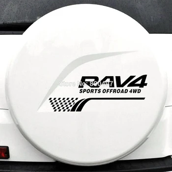 Nou Stil de Decorare din Spate roata de rezerva Autocolante Reflectorizante Masina Tot Corpul Decalcomanii pentru Toyota Rav 4