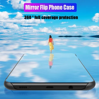 Smart Mirror Flip Caz de Telefon Pentru Xiaomi Redmi Nota 8 Pro Cazuri 360 3D Moale Capacul din Spate Pentru Xiomi Redmi Note 9 8 S2 Merge 7A 7 8T T8