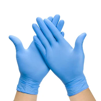 100buc de Unică folosință din latex de cauciuc mănuși de curățare de uz casnic experiment catering mănuși universale stânga și dreapta