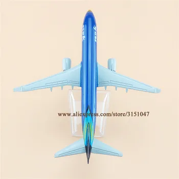 16cm Aer Thai Thailanda Albastru NOK Pasăre Boeing 737 B737 companiile Aeriene Avion Model de Avion Aliaj de Aeronave din Metal turnat sub presiune Copii de Jucarie Cadou