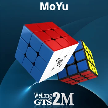 De înaltă Calitate MoYu Weilong GTS V2 M Magnetica Magic Cube 3x3x3 Profesionale ACA GTS2 M 3x3 magico cubo Jucărie de Învățământ