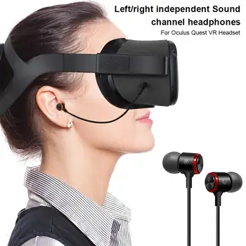 Căști Cu Stânga/Dreapta Singur Canalul de Sunet 3D de 360 de Grade, Sunet Stereo VR Pavilioane Pentru Oculus Quest Cască VR